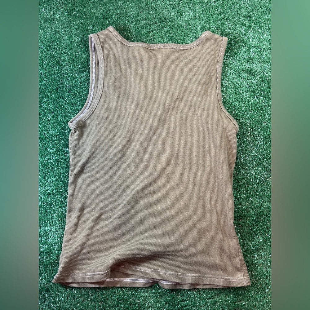 Pacific Whale Foundation Army Green Tank Top - Picture 4 of 5